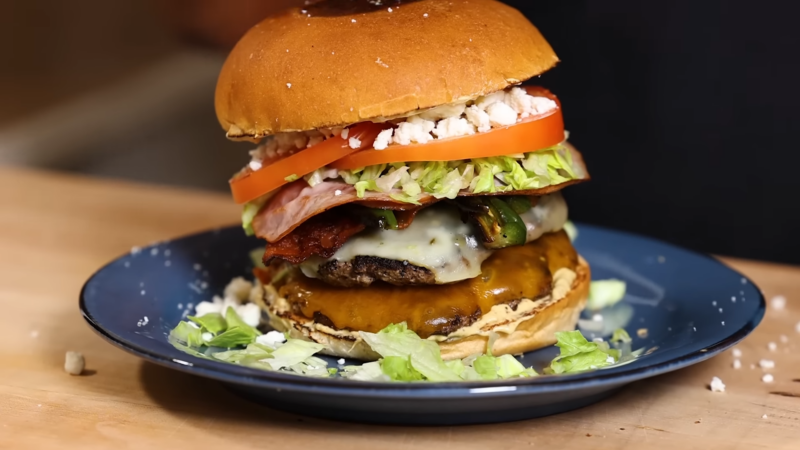 Mexican Hamburger at La Fogata